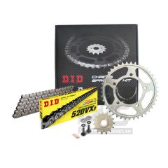 Did-Jt 2008-2014 Ducati Monster 696 Uyumlu Zincir Dişli Set Silver (Gümüş) Renk