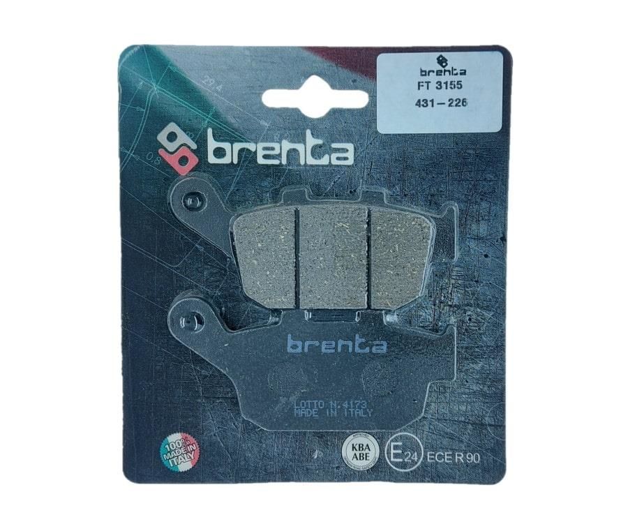 Brenta 431-226 2022-2023 Honda NT 1100 Uyumlu Arka Fren Balatası Organik Balata