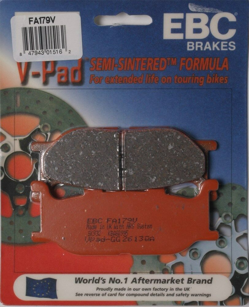 1994-1998 Yamaha Virago Xv 1100 Ön Fren Balatası Ebc Fa179V Yarı