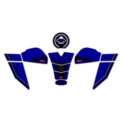 GP Kompozit Yamaha MT-25 2020-2023 Uyumlu Tank Pad Seti Mavi