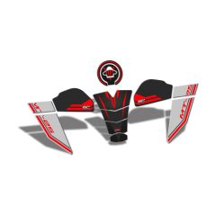 GP Kompozit Yamaha MT-25 2020-2023 Uyumlu Tank Pad Seti Kırmızı