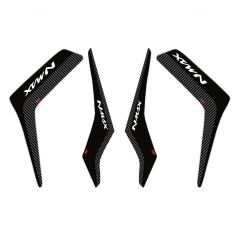 GP Kompozit Yamaha NMAX 125 / 155 2015-2020 Uyumlu Yan Pad Seti Siyah-Karbon