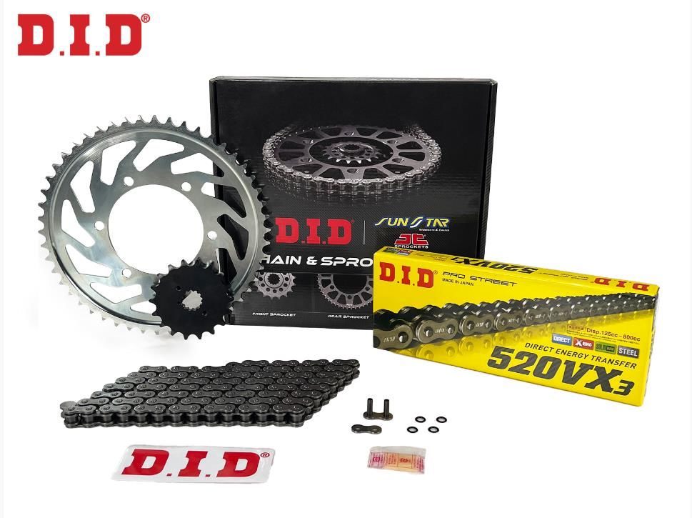 Did-Sunstar 2011-2017 Honda CRF 250 R Uyumlu Zincir Dişli Set Çelik Renk