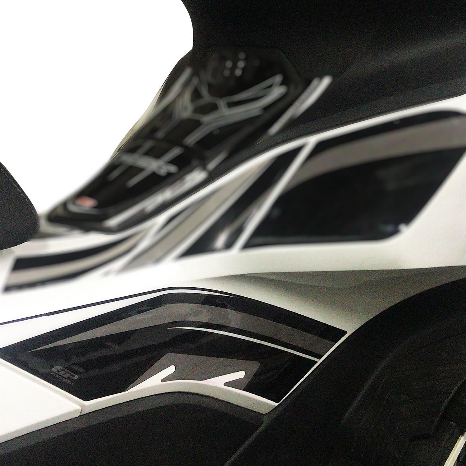 GP Kompozit Honda PCX 125 2021-2023 Uyumlu Yan Ayak Pad Gri