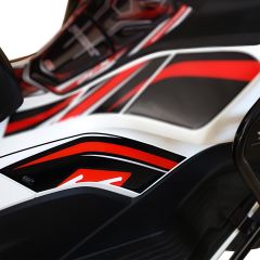 GP Kompozit Honda PCX 125 2021-2023 Uyumlu Yan Ayak Pad Kırmızı