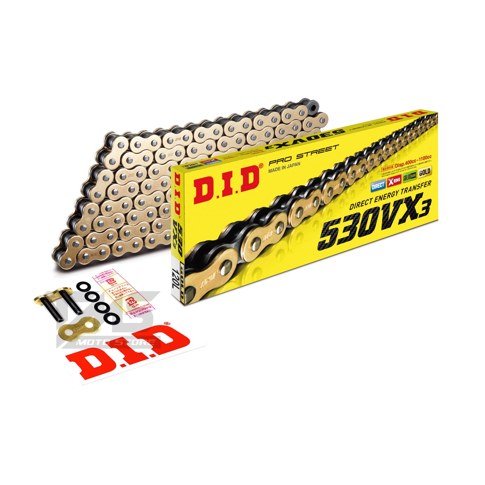 1999-2004 Kawasaki VN 800 Drifter uyumlu zincir DID VX3 XRİNG