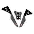 GP Kompozit Yamaha MT-07 Tracer 2020-2023 Uyumlu Tank Pad Seti Siyah