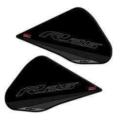 GP Kompozit Yamaha R25 2015-2018 Uyumlu Tank Pad Seti Siyah