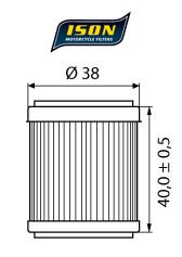 Ison 141 2009-2016 Yamaha Wr 125 R Yağ Filtresi