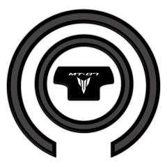 GP Kompozit Yamaha MT-07 2021-2023 Uyumlu Tank Pad Seti Siyah
