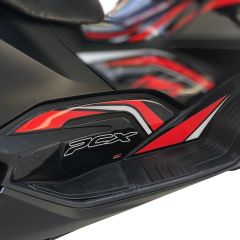 GP Kompozit Honda PCX 125 2021-2023 Uyumlu Yan Alt Ayak Pad Gri