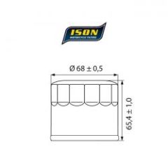 Ison 138 2002-2010 Suzuki V-Strom Dl1000 Yağ Filtresi