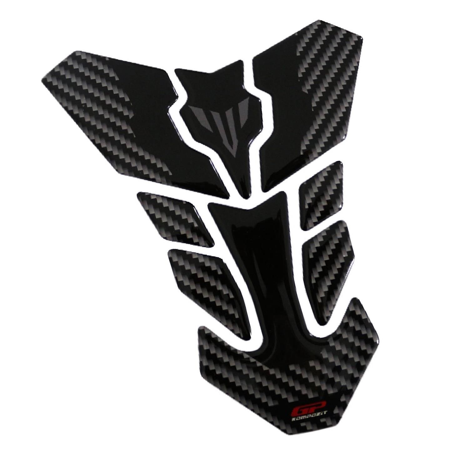 GP Kompozit Yamaha MT-25 2015-2023 Uyumlu Tank Pad Siyah-Karbon