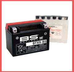 Btx9-bs 2013-2017 Kawasaki Ninja 300 Uyumlu Akü Bs Sulu Akü