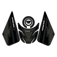 GP Kompozit Yamaha MT-09 Tracer 2021-2023 Uyumlu Tank Pad Seti Siyah