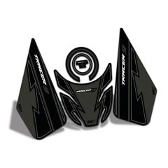 GP Kompozit Yamaha MT-09 Tracer 2021-2023 Uyumlu Tank Pad Seti Siyah