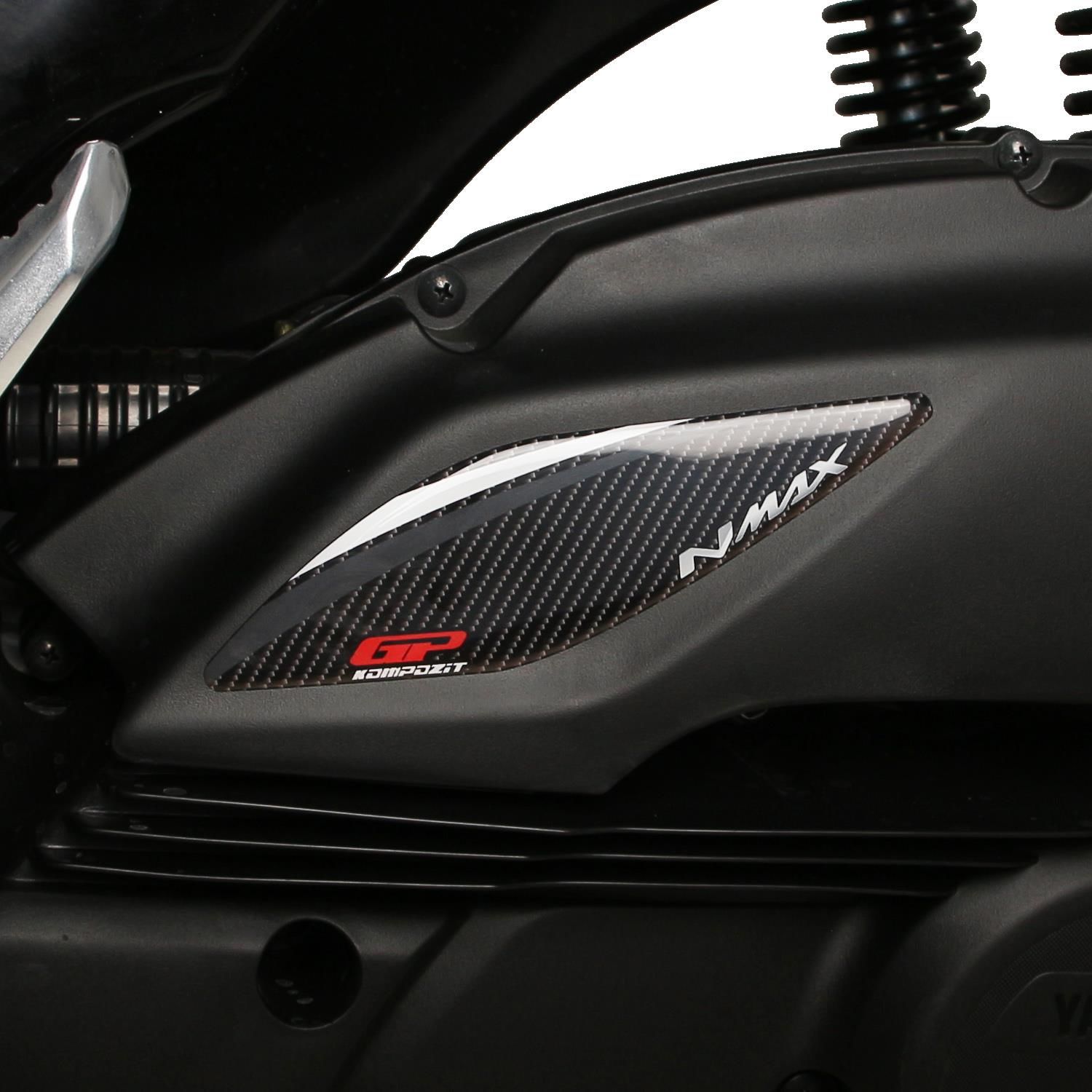 GP Kompozit Yamaha NMAX 125 / 155 2021-2023 Uyumlu Filtre Koruma Pad Kırmızı