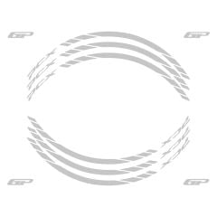 GP Kompozit Honda PCX 125 / 150 2014-2023 Uyumlu Jant Şeridi Reflektif Gri