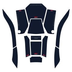 GP Kompozit Honda Forza 750 2021-2023 Uyumlu Tank Pad Seti Lacivert