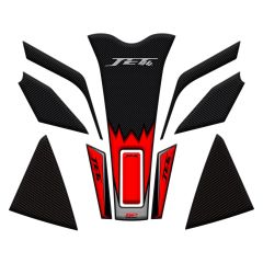 GP Kompozit SYM Jet 14 2017-2023 Uyumlu Tank Pad Seti Kırmızı