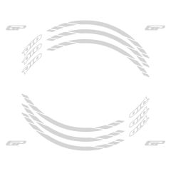 GP Kompozit Honda Dio 2021-2023 Uyumlu Jant Şeridi Reflektif Gri