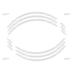 GP Kompozit Universal Tek Jant Şeridi Reflektif Gri