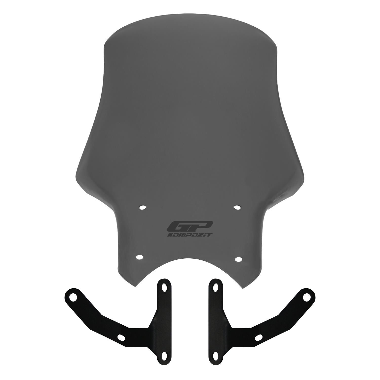 GP Kompozit Honda CB125R / CB250R 2018-2023 Uyumlu Tur Camı Füme