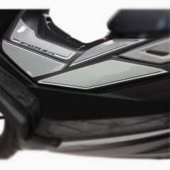 GP Kompozit Honda Forza 250 2018-2023 Uyumlu Yan Alt Ayak Pad Gri