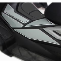 GP Kompozit Honda Forza 250 2018-2023 Uyumlu Yan Alt Ayak Pad Gri