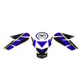 GP Kompozit Yamaha MT-09 2013-2016 Uyumlu Tank Pad Seti Mavi