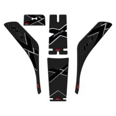 GP Kompozit SYM Jet X 125 2022-2023 Uyumlu Tank Pad Seti Karbon