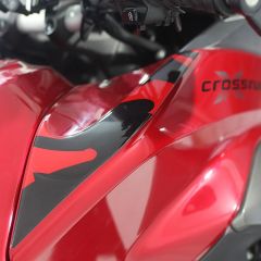 GP Kompozit Honda VFR800X Crossrunner 2015-2020 Uyumlu Tank Pad Seti Gri
