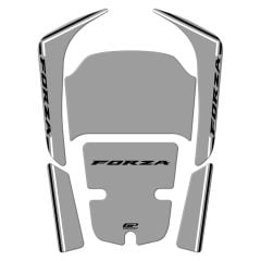GP Kompozit Honda Forza 250 2018-2023 Uyumlu Tank Pad Nardo Gri