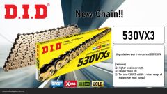 Did 530-112Vx3 1996-2006 Kawasaki VN 800 Drifter Uyumlu Zincir Vx3 Xring Gold (Sarı) Renk