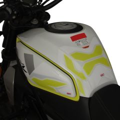 GP Kompozit CF Moto 250 CL-X 2022-2023 Uyumlu Tank Pad Seti Mavi