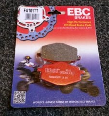 Yamaha Dt 125 R Ön Fren Balatası Ebc Fa101Tt Karbon Balata