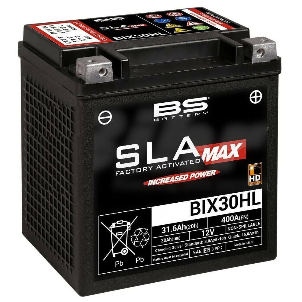 Bs Bıx30hl Sla Max 1999-2022 Harley-Davidson Road King FLHRI Uyumlu Akü