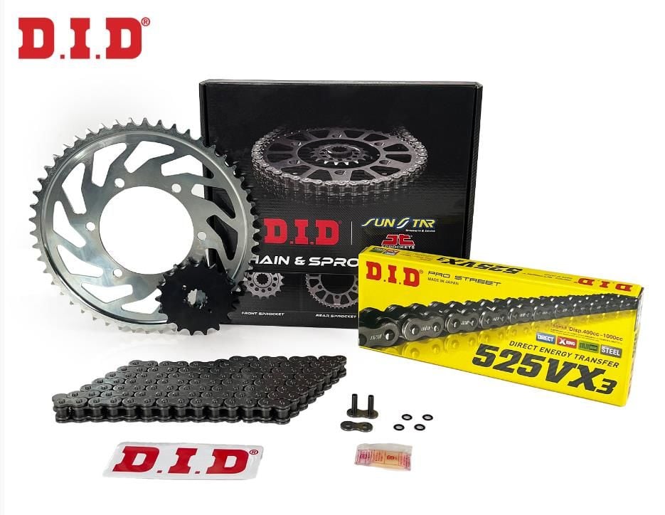 Did-Jt 2005-2012 KTM 990 Super Duke Uyumlu Zincir Dişli Set Çelik Renk