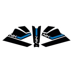 GP Kompozit CF Moto 250 NK 2023 Uyumlu Tank Pad Seti Mavi