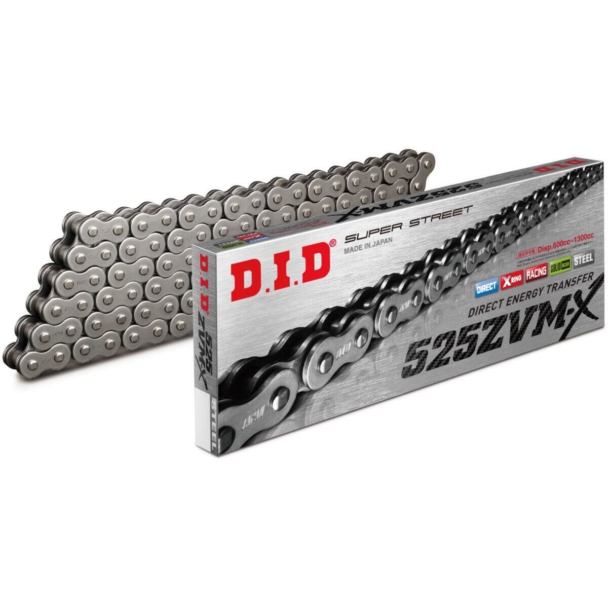 Did 525-126Zvm-x 2022-2023 Ducati Multistrada V4 Pikes Peak Uyumlu Zincir Zvm-x Çelik Renk