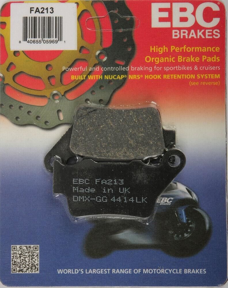 Ebc Fa213 2015-2022 Ducati Scrambler Icon Dark Uyumlu Arka Fren Balatası Organik Balata
