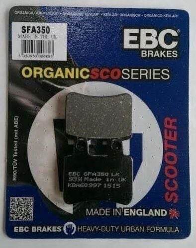 Ebc Sfa350 2007-2012 Peugeot Geopolis 250 Uyumlu Arka Fren Balatası (AJT Kaliper) Organik Balata