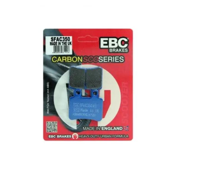 Ebc Sfac350 2007-2009 Derbi GP1 250 Uyumlu Arka Fren Balatası Karbon Balata