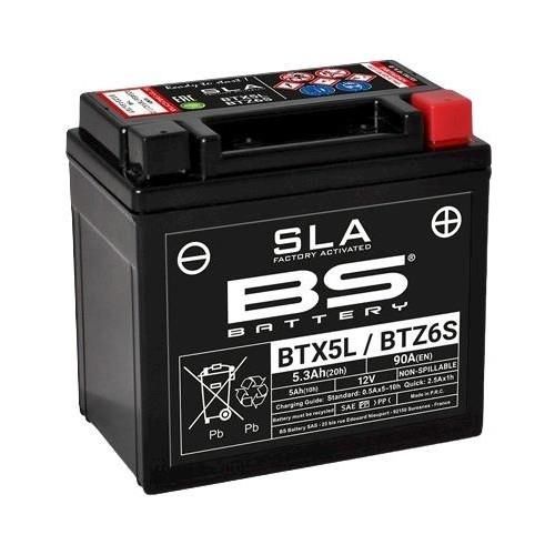 Bs Btx5l/Btz6S Sla 2000-2011 KTM 400 EXC Uyumlu Akü Jel Akü