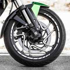 GP Kompozit Bajaj Dominar 250 / 400 2017-2023 Uyumlu Jant Şeridi Reflektif Gri