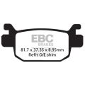 Ebc Sfa415 2017-2021 Peugeot Metropolis 400 Uyumlu Ön Fren Balatası Organik Balata