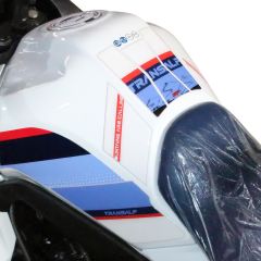 GP Kompozit Honda XL750L Transalp 2023 Uyumlu Tank Pad Beyaz