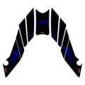 GP Kompozit Yamaha Tenere 700 2019-2023 Uyumlu Tank Pad Seti Mavi