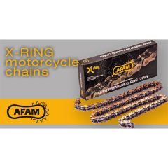 AFAM A520-106XRR3-G 2019-2023 Kawasaki Z 400 Uyumlu Zincir XRR3-G Xring Gold (Sarı) Renk