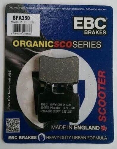 Ebc Sfa350 2007-2012 Peugeot Satelis 250 Uyumlu Arka Fren Balatası (AJP Kaliper) Organik Balata